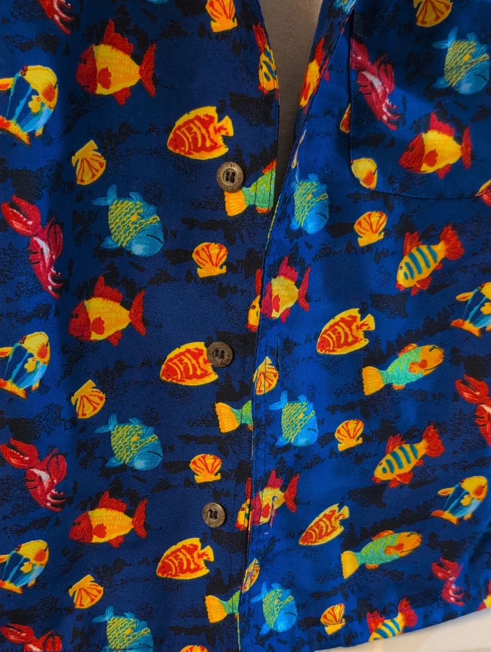 Kids' Towel Fish Print Shirt